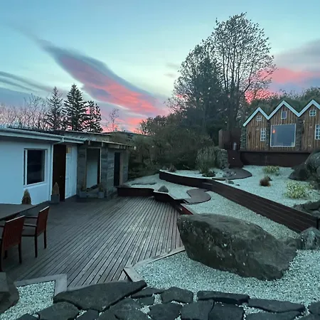 Iceland Sjf Villa, Hot Tub & Outdoor Sauna Amazing Mountains And View Over *